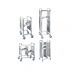 Dismounting Stainless Steel Tray Trolley (Sing/Double Line)