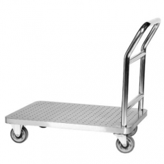 0484（Thickening Non-slip STyle） Stainless Steel Flat Cart